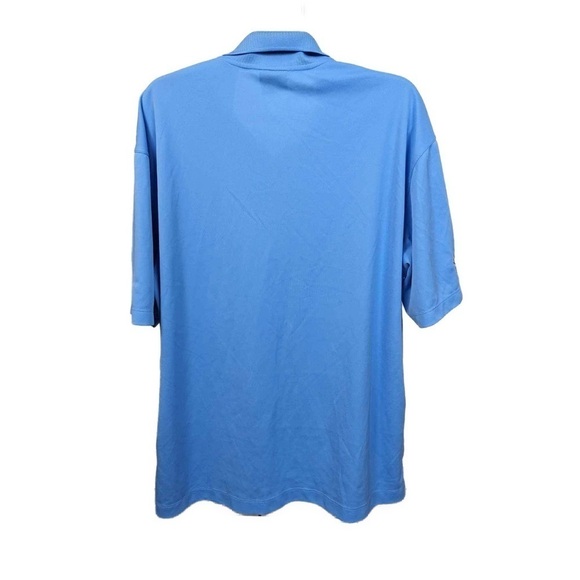 Nike Golf Men’s Dri-Fit Blue Embroidered Polo Shirt- Size Large - Picture 2 of 4